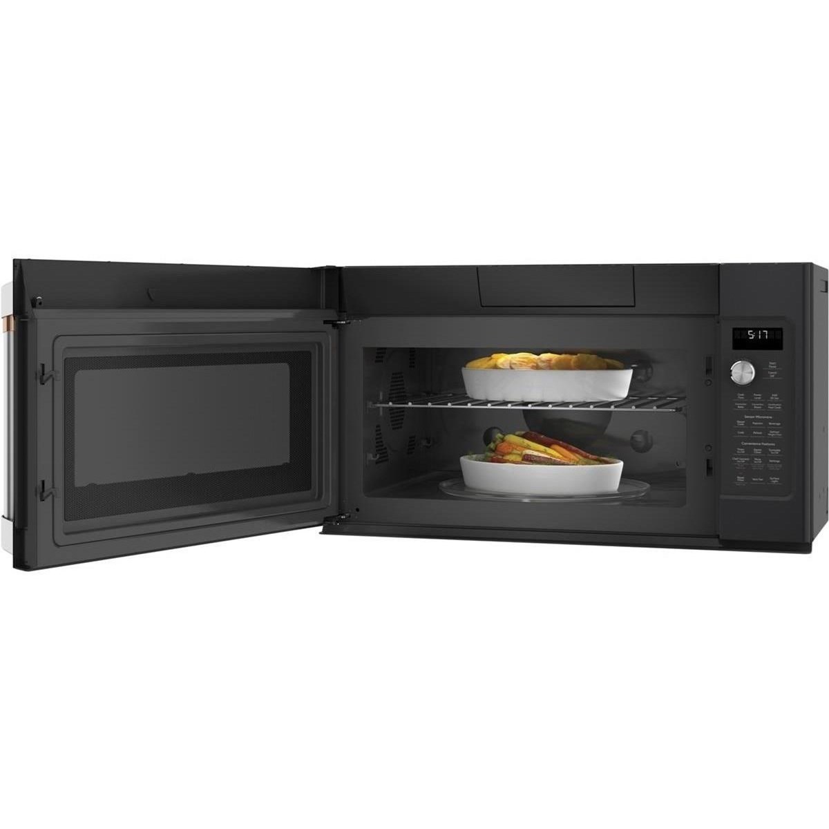 GE Appliances Cafe´™ 1.7 Cu. Ft. Convection OvertheRange Microwave Oven Sheely's Furniture